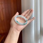 糯冰飘花翡翠贵妃镯（56.5mm）（yc346544）