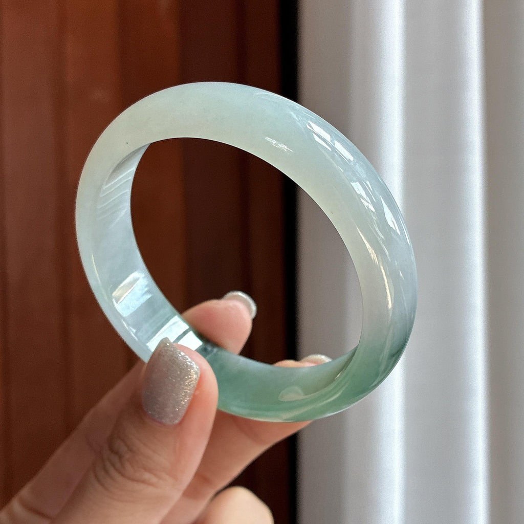 糯冰飘花正圈平安镯 56圈（yc746946）