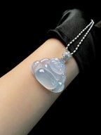 18k金扣冰种翡翠佛公（yc269682）