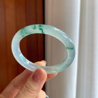 冰种飘花翡翠贵妃镯（53mm）（yc274639）