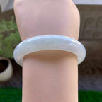 细糯种无色平安镯（53.4mm）（yc246652）