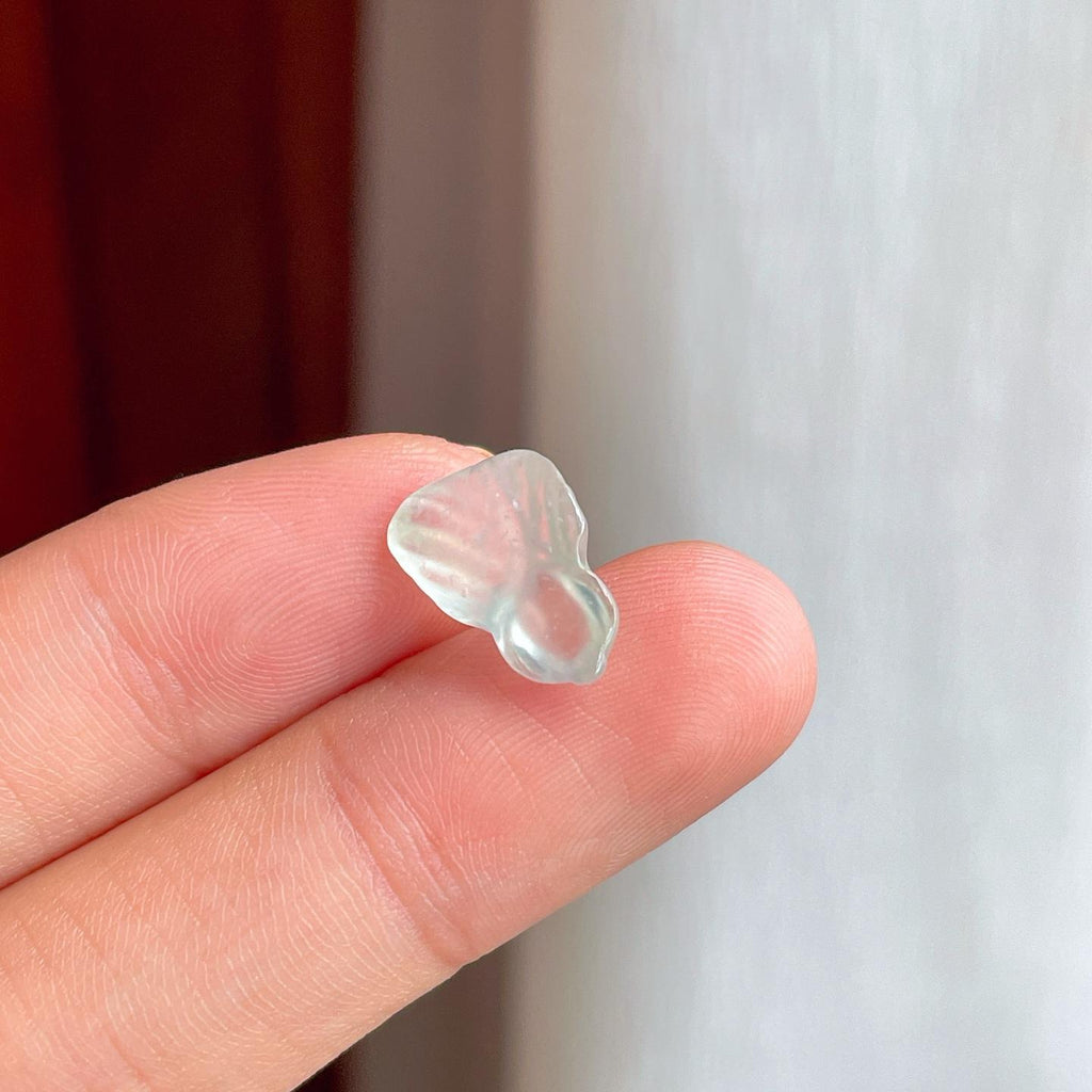 裸石冰玻种翡翠白菜（yc249134）