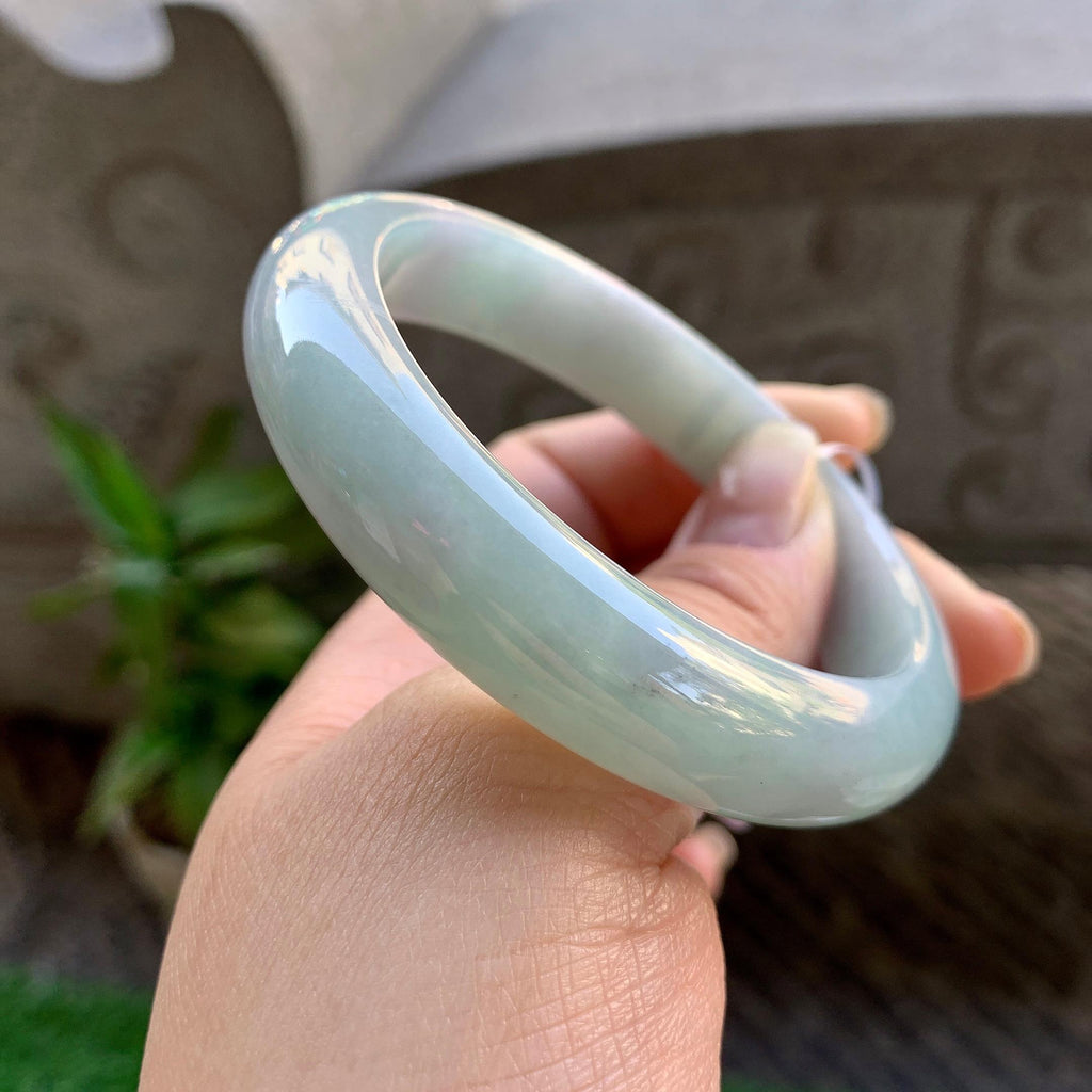 细糯种淡晴底平安镯（58mm）（yc308181）