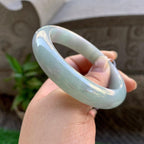 细糯种淡晴底平安镯（58mm）（yc308181）