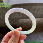细糯种淡晴底圆条手镯（56.5mm）（yc213151）