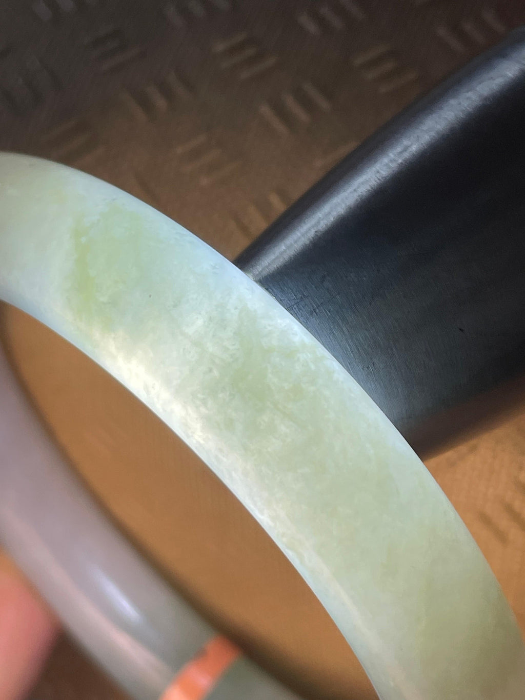 糯冰飘花圆条手镯55圈（yc773359）