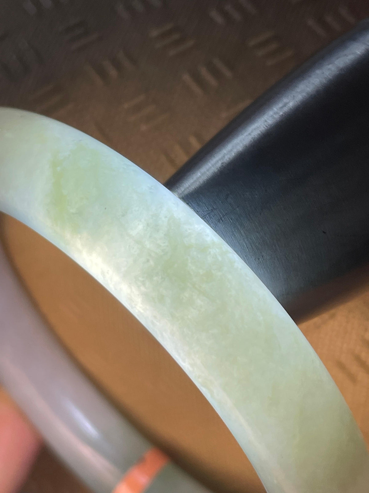 糯冰飘花圆条手镯55圈（yc773359）