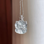 18k金镶玻璃种翡翠天使（yc248548）