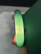 糯冰种晴水平安镯（55.6mm）（yc233891）