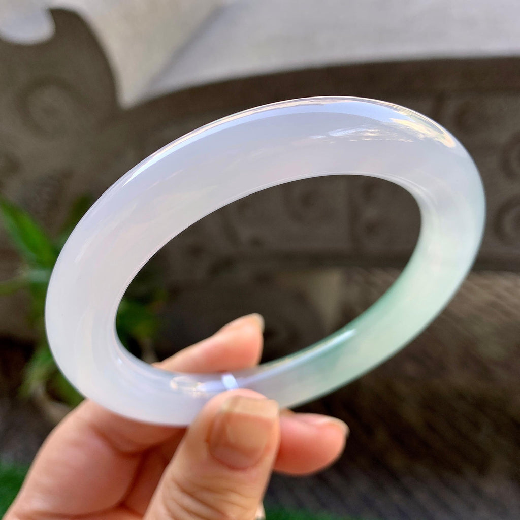 冰种晴水圆条手镯（59mm）（yc308174）