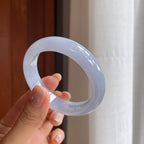 糯冰紫罗兰翡翠平安镯（52.5mm）（yc414548）
