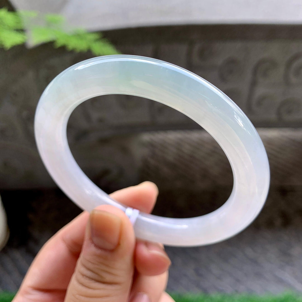 细糯种带底色圆条手镯（56.4mm）（yc248136）