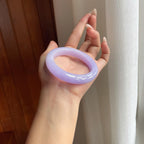 糯冰紫罗兰翡翠手镯（55mm）（yc263539）