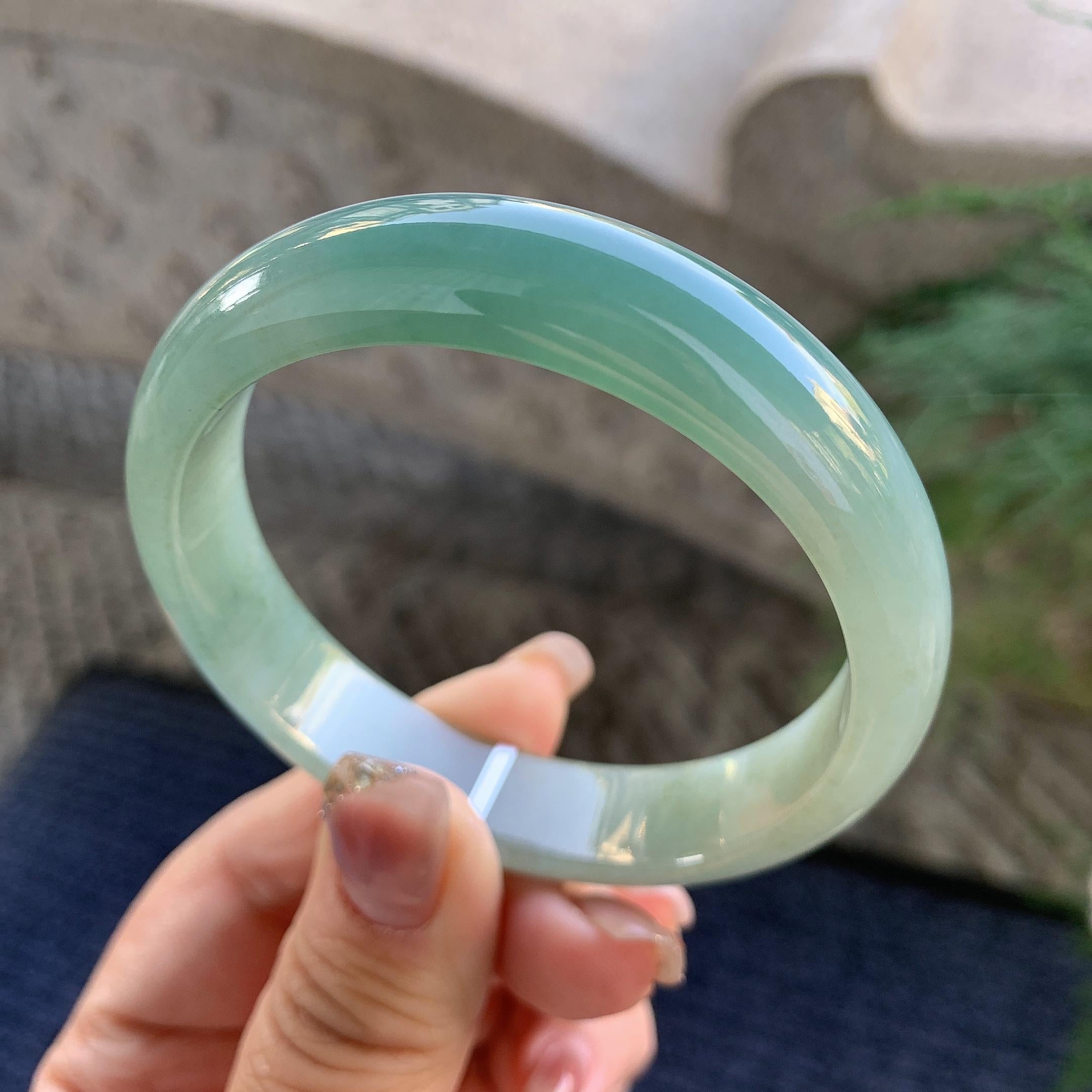 细糯种晴底平安镯（56.8mm）（yc294650）