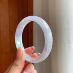 糯冰紫罗兰翡翠平安镯（59mm)（yc375379）