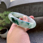 细糯种飘花贵妃手镯（55mm）（yc243899）