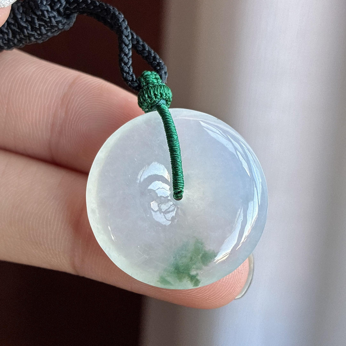 特推 糯冰飘花平安扣挂件（yc749590）