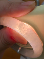 细糯种淡晴底洒金贵妃手镯（55.3mm）（yc243900）