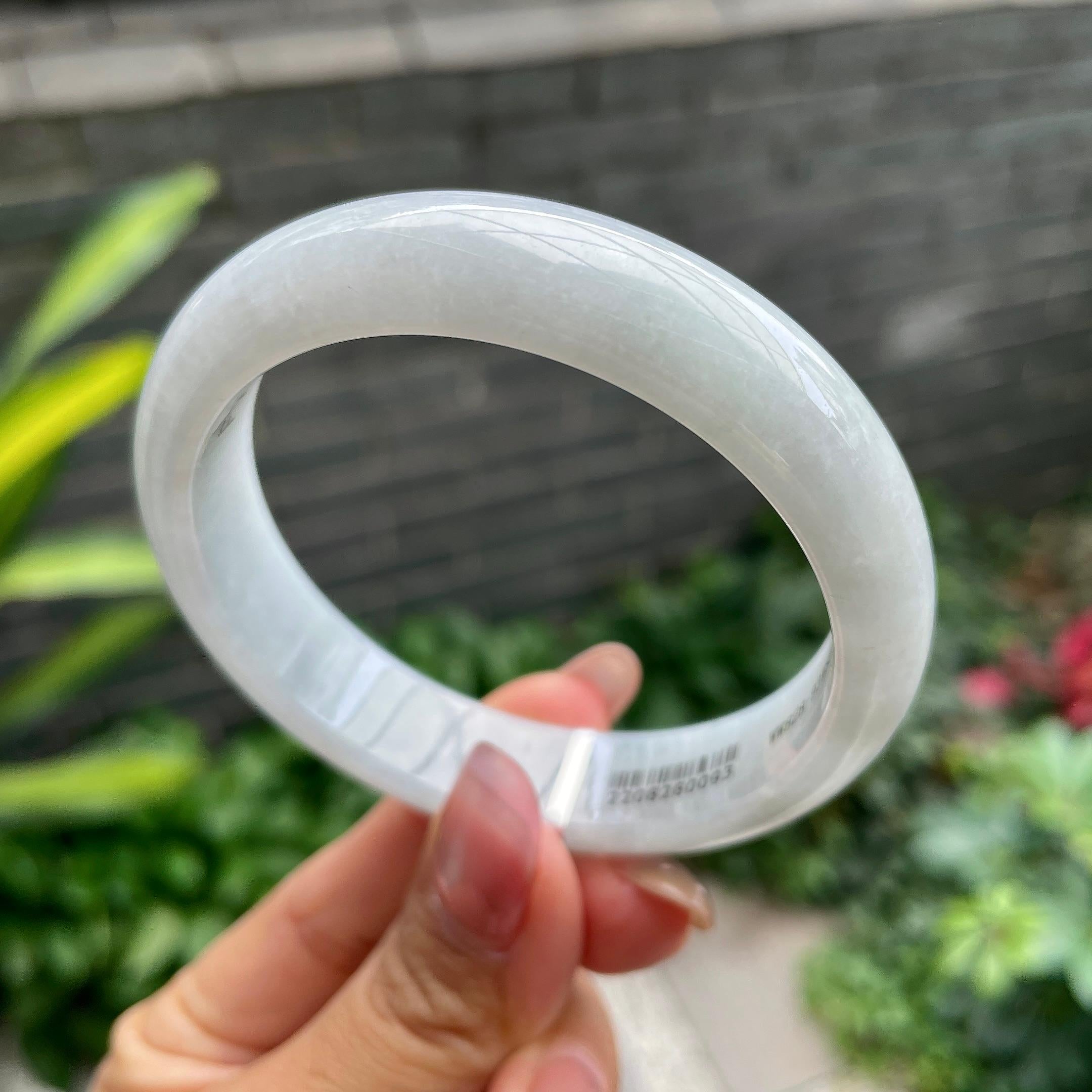 糯种带底色平安镯（57.9mm）（yc297954）