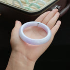 糯种紫罗兰翡翠手镯（55.5mm）（yc016181）