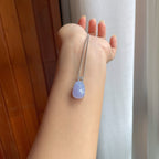 18k金钻镶冰种紫罗兰翡翠貔貅（yc175314）