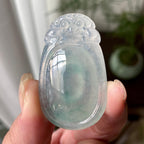 糯冰种晴底福贝吊坠（yc304270）
