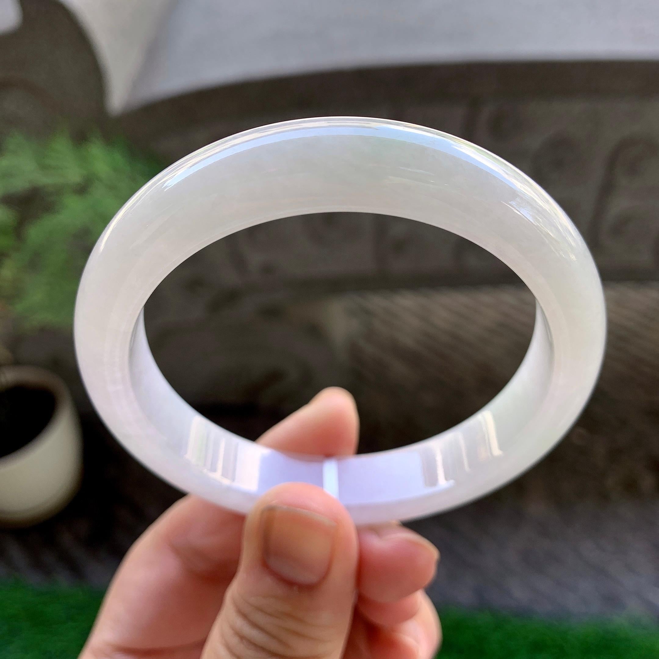 细糯种无色平安镯（57mm）（yc229796）