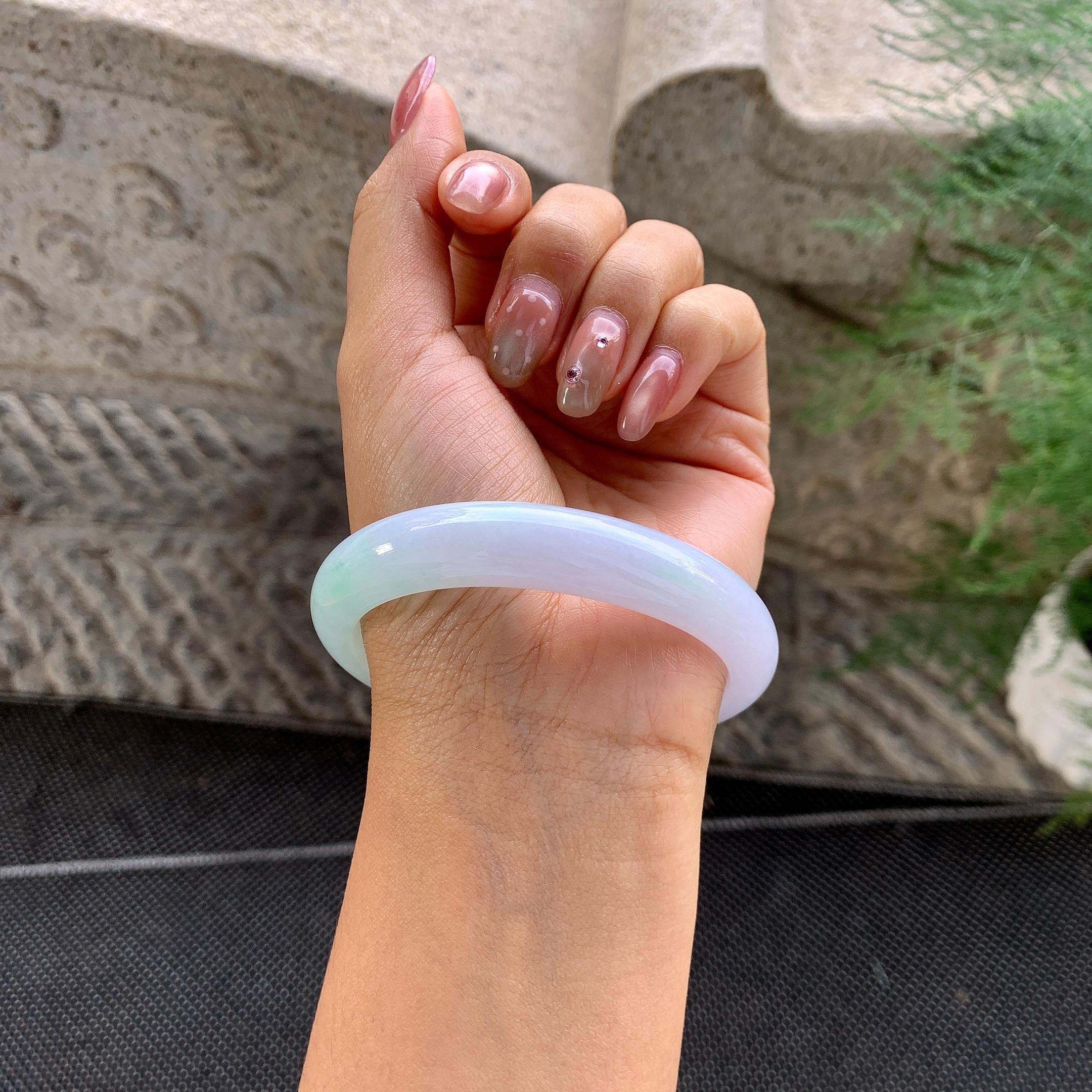 细糯种春彩贵妃手镯（61mm）（yc288662）