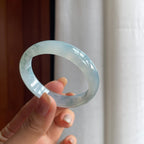 糯冰飘花翡翠贵妃镯(50.8mm)（yc413644）