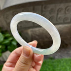 细糯种半山水圆条手镯（52.7mm）（yc304773）