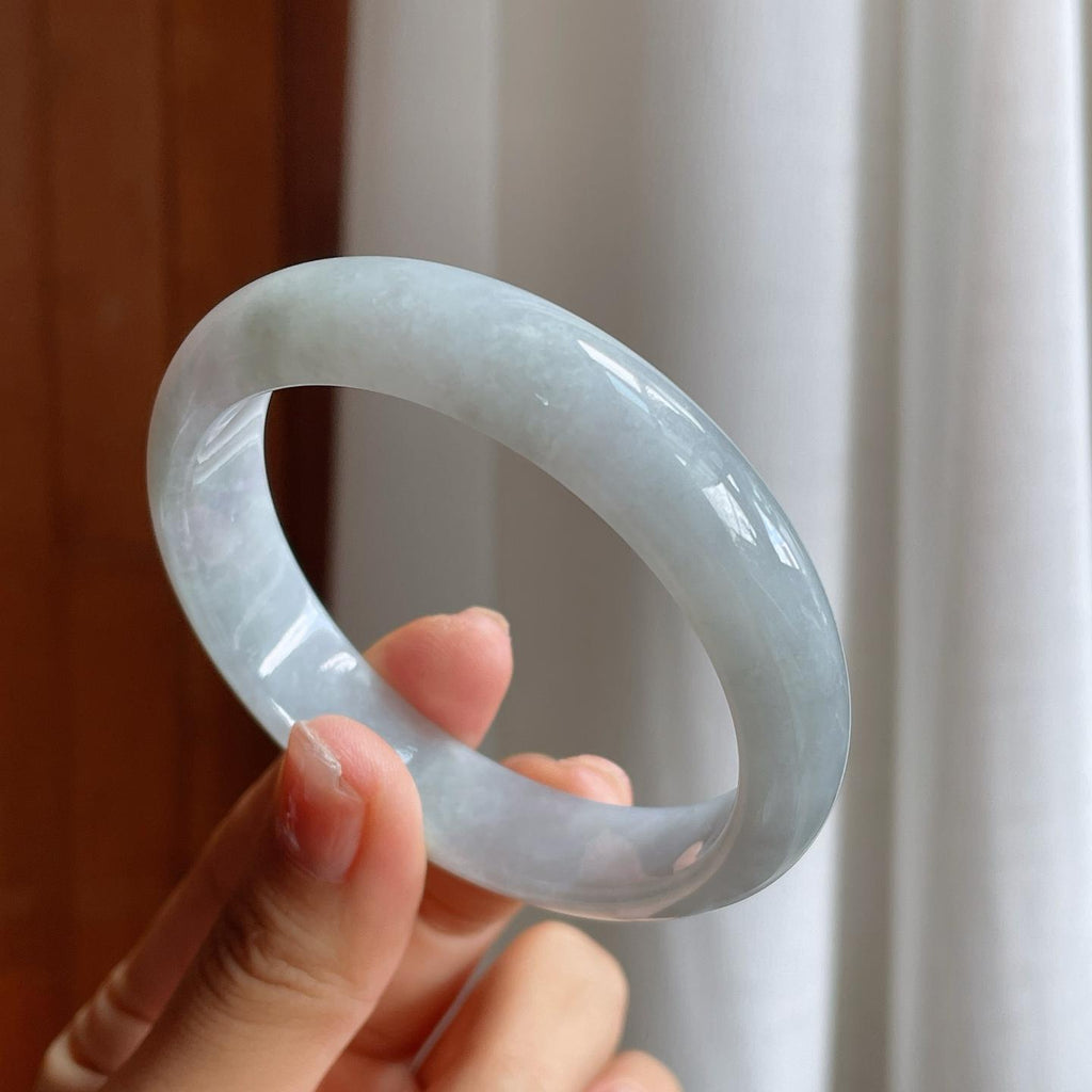 糯冰翡翠平安镯（58.8mm）（yc216050）