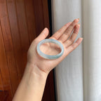 糯冰飘花翡翠贵妃镯(50.8mm)（yc413644）