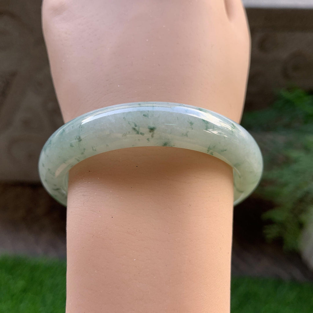 糯种飘花平安镯（54mm）（yc293324）