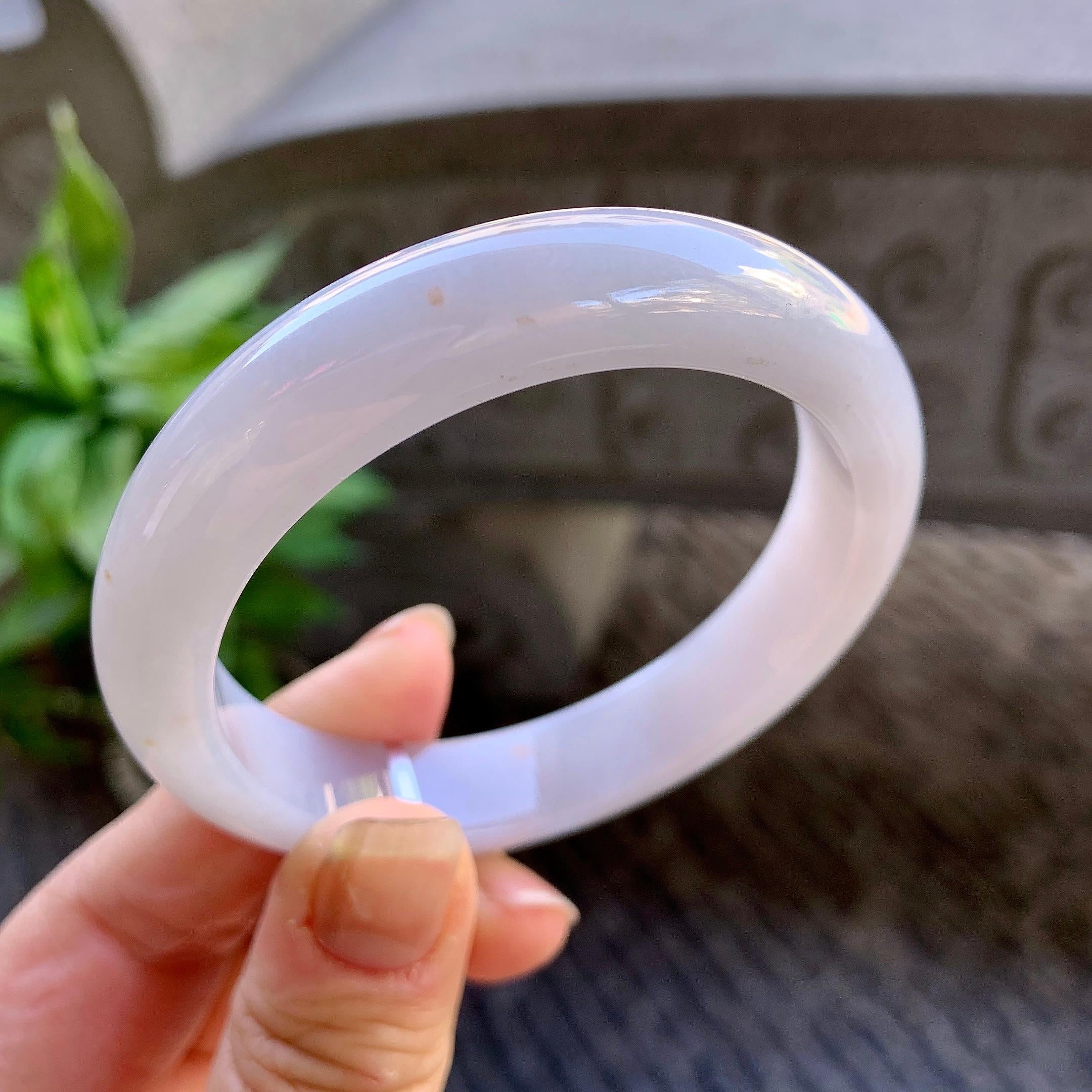 细糯种洒金平安镯（54.6mm）（yc308750）