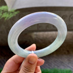 糯种淡春彩圆条手镯（59mm）（yc213147）