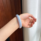 糯冰紫罗兰翡翠平安镯（54.8mm)（yc422958）