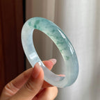 冰种飘花平安镯（58mm）（yc228464）
