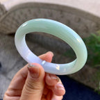 细糯种淡晴底贵妃手镯（53.4mm）（yc276209）