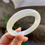 细糯种飘花平安镯（55.7mm）（yc308177）