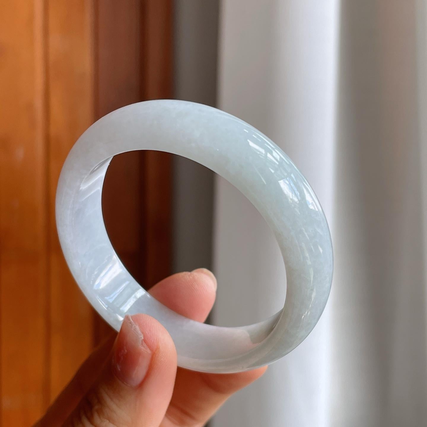 糯冰翡翠贵妃镯（57.5mm）（yc215243）