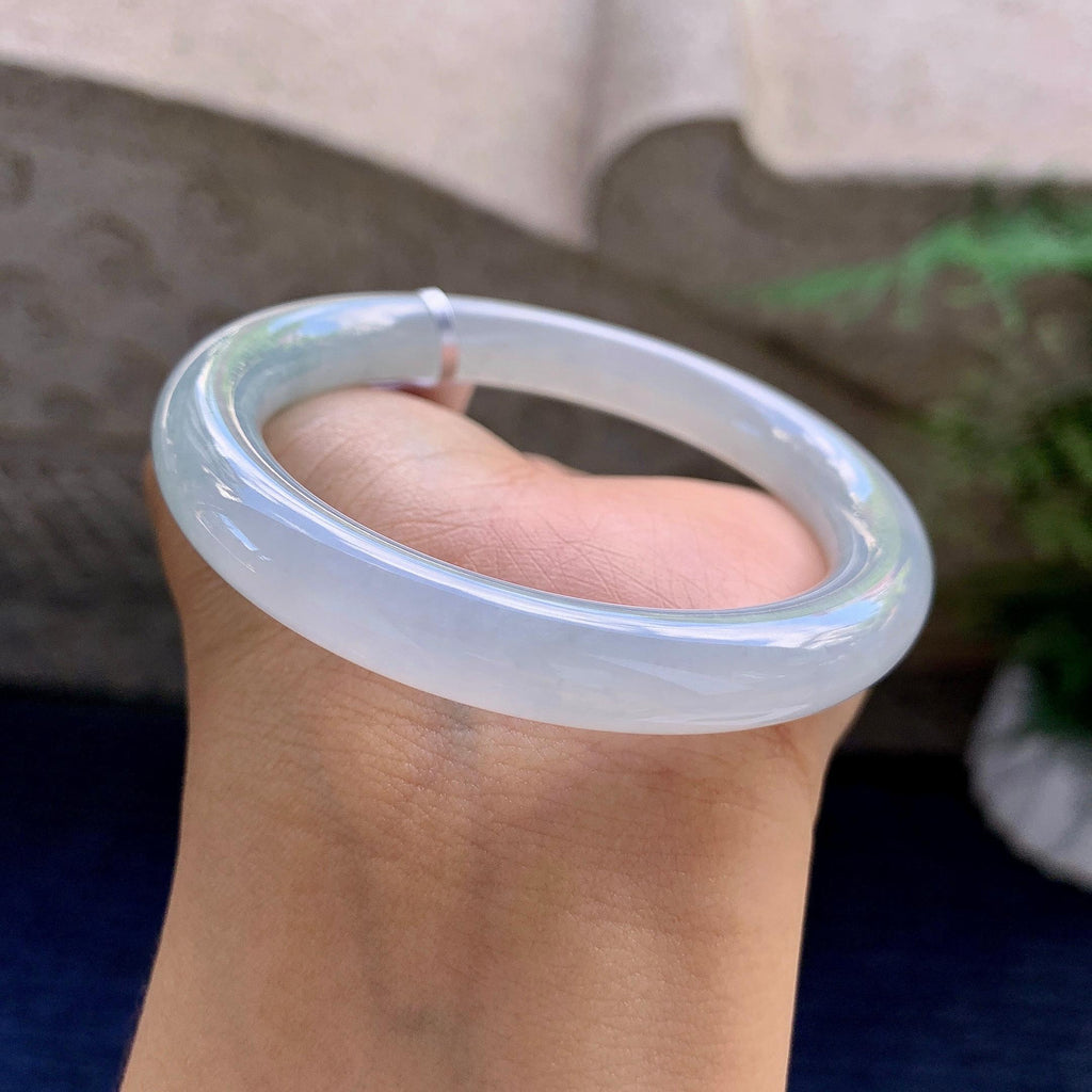 细糯种带底色圆条手镯（53.2mm）（yc223965）