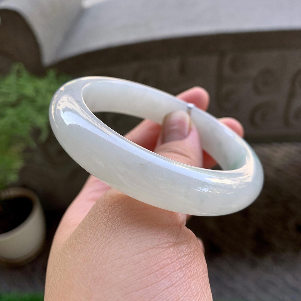 细糯种无色平安镯（56mm）（yc240752）