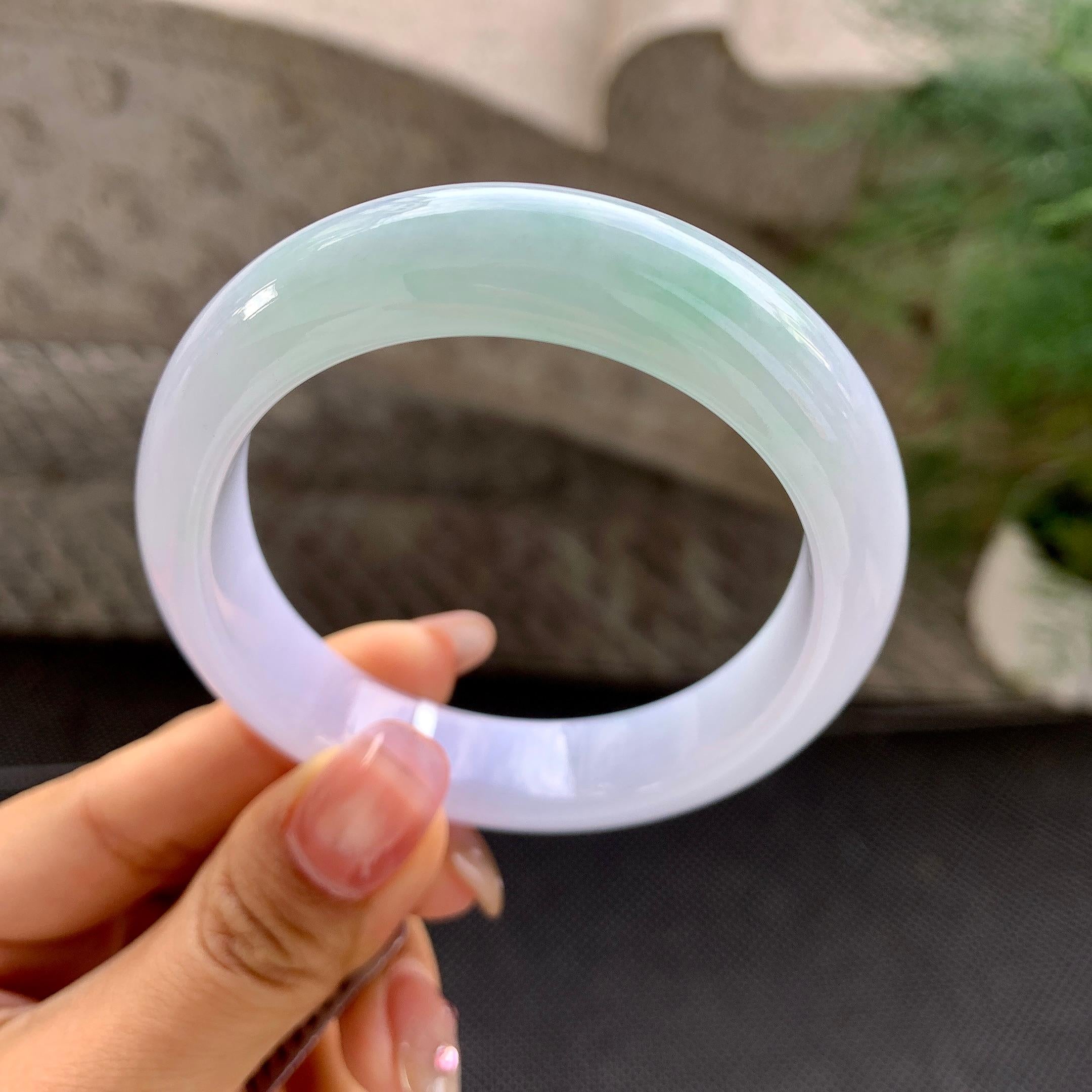 细糯种春彩贵妃手镯（61mm）（yc288662）