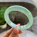 糯冰种晴底平安镯（57.8mm）（yc199566）