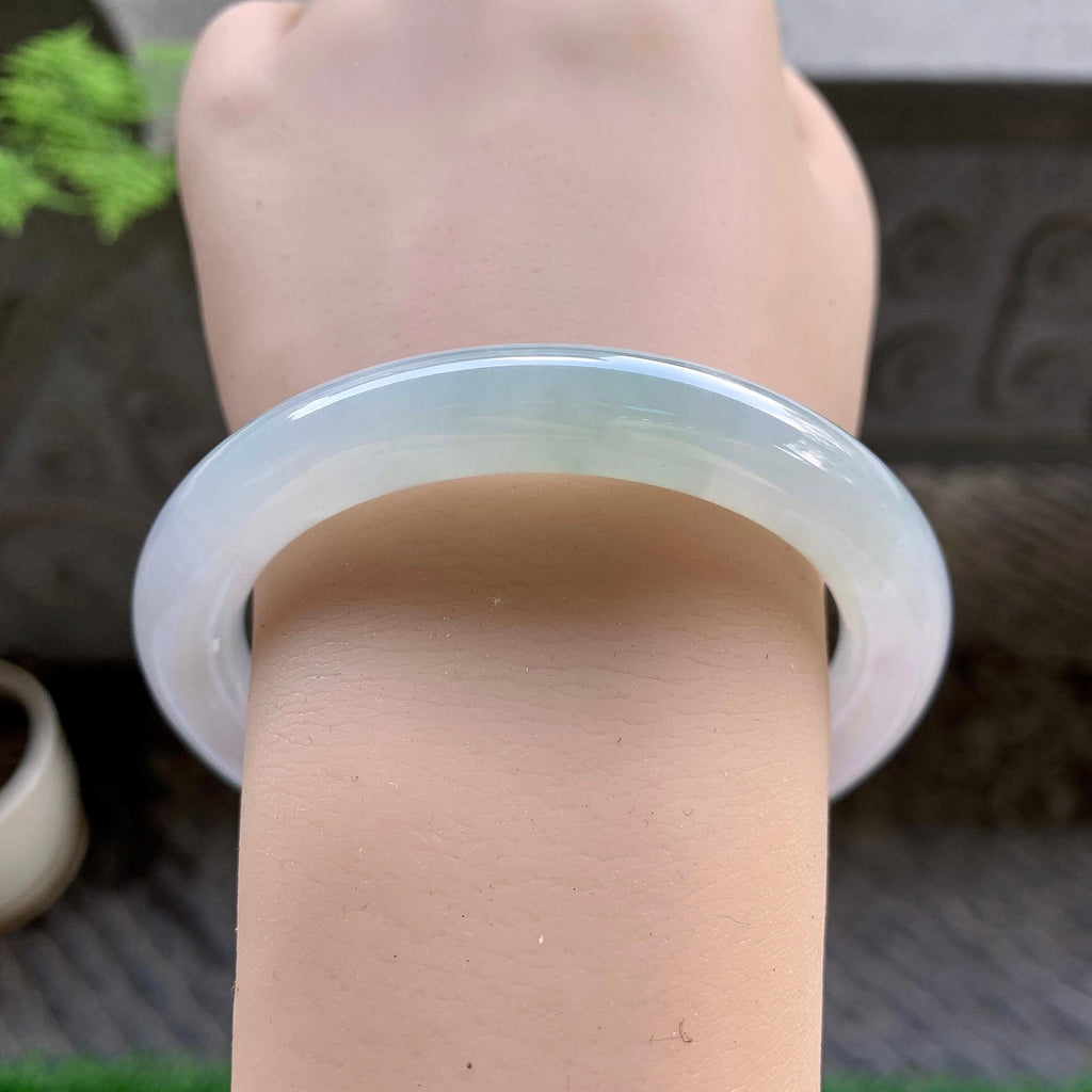 细糯种带底色圆条手镯（56.4mm）（yc248136）