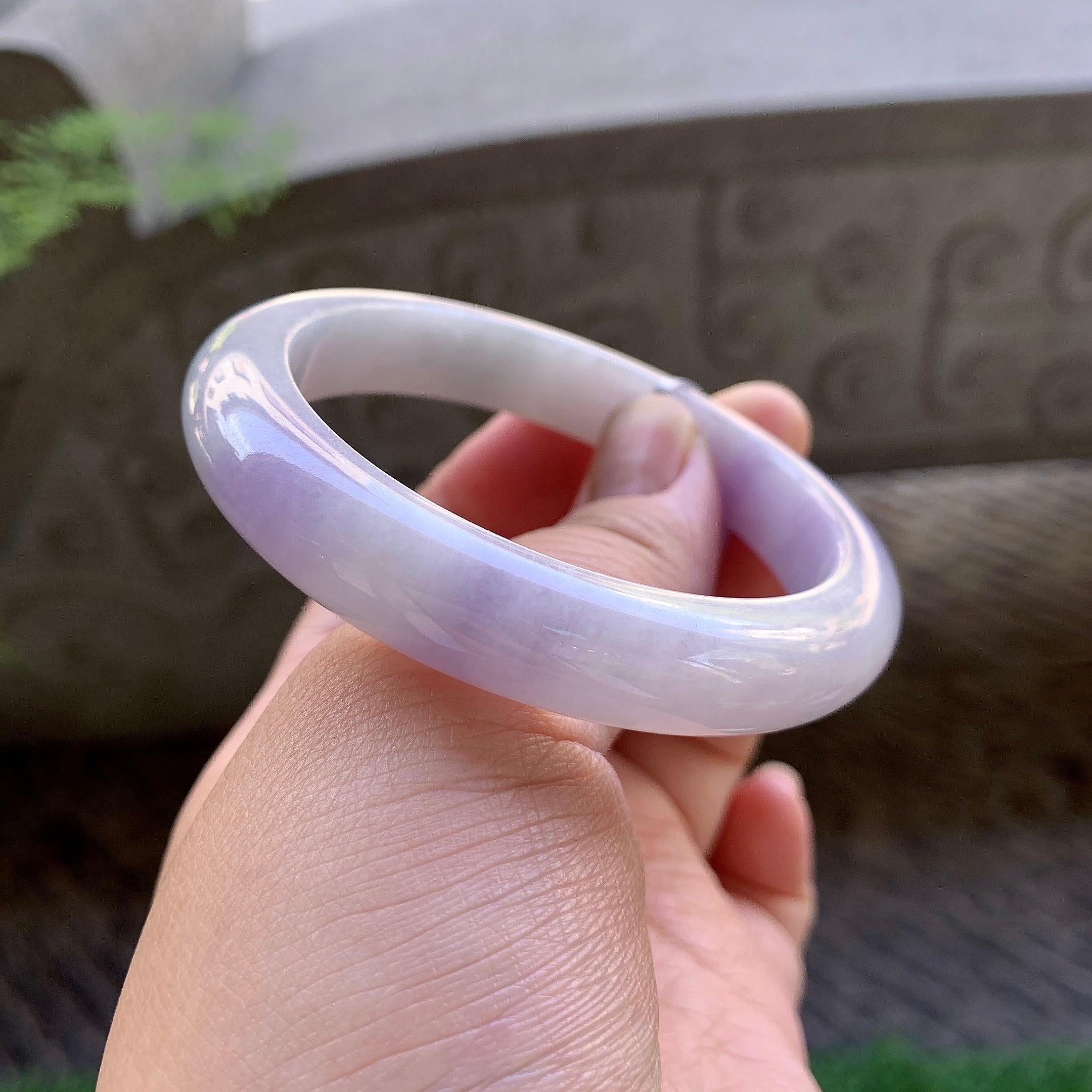糯种紫罗兰平安镯（56.3mm）（yc213149）