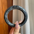 糯冰乌鸡翡翠圆条手镯（57.2mm）（yc291765）