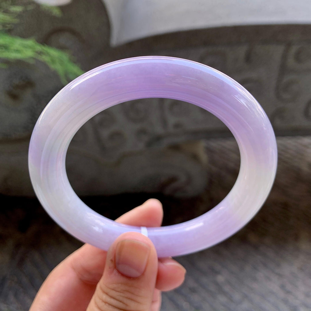细糯种紫罗兰圆条手镯（59.8mm）（yc199580）