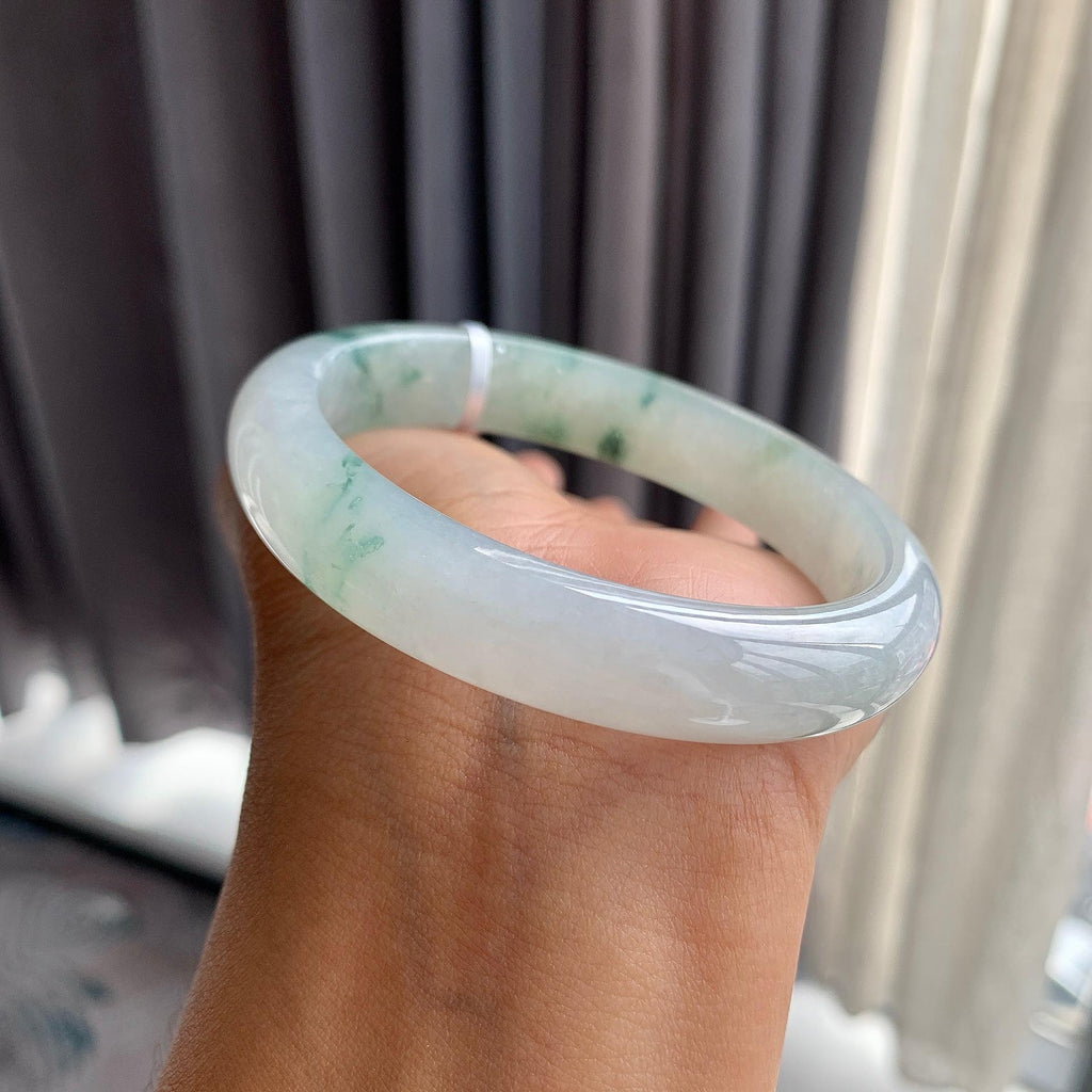 细糯种飘花贵妃手镯（56.4mm）（yc250447）