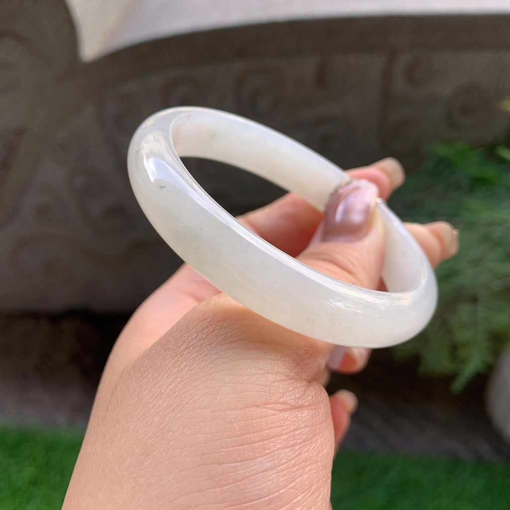 细糯种无色平安镯（56.6mm）（yc293327）